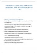 N143 Week 11 Genitourinary and Nutritional Assessments&comma; Week 13 Tracheostomy & Trach Care 2025&sol;2026 QUESTIONS & ANSWERS &lbrack;100&percnt; CORRECT&rsqb; GRADE A&plus;