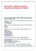 NR 416 Quiz 1 &lpar;2025&rpar; Actual Exam Questions and Answers A&plus; Graded&period;