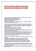 NR 416 EXAM 1 &lpar;2025&rpar; Actual Exam Questions and Answers A&plus; Graded&period;