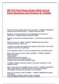 NR 416 Final Study Guide &lpar;2025&rpar; Actual Exam Questions and Answers A&plus; Graded&period;