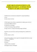 JAMF 100 EXAM QUESTIONS AND  CORRESPONDING ANSWERS WITH  SURETY OF 100&percnt; PASS MARK&period;