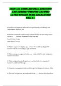 JAMF-100 COMPLETE REAL QUESTIONS  AND CORRECT VERIFIED ANSWERS  LATEST REVISED EXAM GUARANTEED  PASS A&plus;&period; 