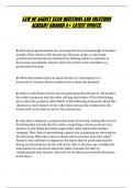 LAW OF AGENCY EXAM QUESTIONS AND SOLUTIONS  ALREADY GRADED A&plus; LATEST UPDATE&period; 