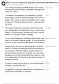 COM 107 Exam 1 2025&sol;2026 Questions and Answers &lpar;Verified Answers&rpar;