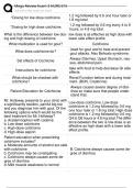 Mega Review Exam 3 NURS 615