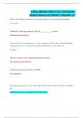 APEA QBANK PRACTICE TEST&vert;2025-2026&vert;90Qs&As&vert;ALREADY GRADED A&plus;