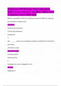 Walgreens PTCB Exam Prep &vert; Questions with Correct Answers &vert; Verified &vert; 100&percnt; Pass&vert; Complete&vert; Latest 2025-2026