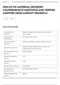 NGN ATI PN MATERNAL NEWBORN EXAM COMPREHENSIVE QUESTIONS AND VERIFIED ANSWERS &lpar;2025&rpar; ALREADY GRADED A&plus;