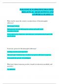 PAEA EOC & SUMMATIVE PRACTICE 2025&vert;ACTUAL  168 QUESTIONS AND ANSWERS&vert;GRADED A&plus;