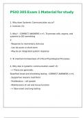 PSIO 305 Exam 1 Material for study