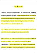 CU NR 546 questions and answers