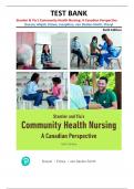 Test Bank for Stamler & Yiu&rsquo;s Community Health Nursing&colon; A Canadian Perspective&comma; 6th Edition &vert;all chapters&vert;