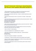 General B Contractor Trade Exam &vert; Actual Questions and Answers Latest Updated 2025&sol;2026 &lpar;Graded A&plus;&rpar;