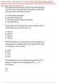 Florida Pump Operator Exam Prep EXAM &lpar;TESTING REAL EXAM QUESTIONS&rpar; AND VERIFIED ANSWERS &lpar;MULTIPLE CHOICES&rpar; &vert;A&plus; GRADED &vert;100&percnt; CORRECT&excl;&excl;