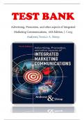 Test Bank for Advertising&comma; Promotion&comma; and other aspects of Integrated Marketing Communications&comma; 10th Edition&comma; J&period; Craig Andrews&comma; Terence A&period; Shimp&period;&period; BEST GUIDE