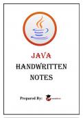 Complete JAVA Theory