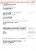 Florida LP Gas & Rules Exam Questions and Answers COMPLETE EXAM QUESTIONS AND ANSWERS &lpar;multiple choices&rpar; &vert; ALREADY PASSED &vert; 2025 LATEST&excl;&excl;