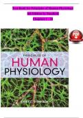 TEST BANK For Principles of Human Physiology&comma; 6th Edition by Stanfield&comma; All Chapters 1 - 24&comma; Complete Newest Version
