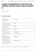 Vap2601 exam COMPREHENSIVE QUESTIONS AND VERIFIED ANSWERS &lpar;2025&rpar; ALREADY GRADED A&plus;