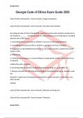 Georgia Code of Ethics Exam Guide 2025