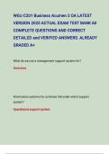 WGU C201 Business Acumen 2 OA LATEST VERSION 2025 ACTUAL EXAM TEST BANK 60 COMPLETE QUESTIONS AND CORRECT DETAILED and VERIFIED ANSWERS&period; ALREADY GRADED A&plus;