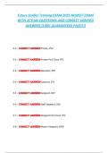 Future Soldier Training EXAM 2025 NEWEST EXAM  WITH ACTUAL QUESTIONS AND CORRECT VERIFIED  ANSWERS &lpar;100&percnt; GUARANTEED PASS&excl;&excl;&excl;&rpar;