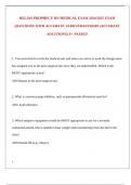 Relias Prophecy RN Medical Exam Study Guide &vert; Verified Practice Questions & Explanations &vert; 2024&ndash;2025