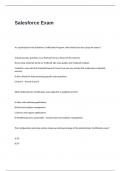 Salesforce Exam Questions and Answers