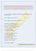 PNR 206 EXAM 3 2025 QUESTIONS AND ANSWERS