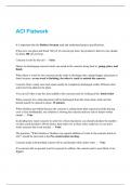 ACI Flatwork All Possible Questions and Answers with complete solution