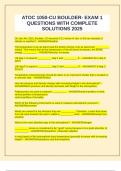 ATOC 1050-CU BOULDER- EXAM 1 QUESTIONS WITH COMPLETE SOLUTIONS 2025