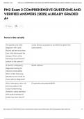PN2 Exam 2 COMPREHENSIVE QUESTIONS AND VERIFIED ANSWERS &lpar;2025&rpar; ALREADY GRADED A&plus;