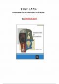 Test Bank for  Assessment for Counselors &lpar;1st Edition&comma; Bradley Erford&rpar; Chapter 1-15 