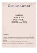 ENG1503 MAY JUNE PORTFILIO DUE 12 June 2025