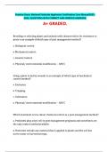 Practice Exam&comma; National Pesticide Applicator Certification Core Manual    2025 2026&period; QUESTIONS WITH CORRECT AND VERIFIED ANSWERS&period;   A&plus; GRADED&period;