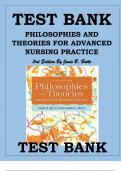 Test Bank For Philosophies and Theories for Advanced Nursing Practice 3rd Edition by Butts