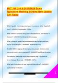 MLT 106 Unit 6 2025&sol;2026 Exam  Questions Marking Scheme New Update  &vert; A&plus; Rated