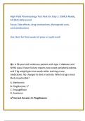 High-Yield Pharmacology Test Pack for Step 1&colon; USMLE-Ready&comma; FA 2025 Referenced Focus&colon; Side effects&comma; drug mechanisms&comma; therapeutic uses&comma; contraindications  Use&colon; Best for final weeks of prep or rapid recall