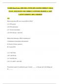 USABO Open Exam  &lpar;2003-2010 &rpar;  WITH 100&percnt; RATED CORRECT   REAL EXAM   QUESTIONS AND CORRECT ANSWERS&vert; GRADED A&plus; &vert;2025 LATEST VERSION &vert; 100&percnt; VERIFIED