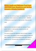 NR 222 EXAM PACKAGE DEAL QUESTIONS AND VERIFIED DETAILED ANSWERS &vert; 100&percnt; GUARANTEED PASS &vert; ALREADY GRADED A&plus;