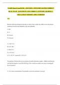 USABO Open Exam BANK   &lpar;2012-2018 &rpar;  WITH 100&percnt; RATED CORRECT   REAL EXAM   QUESTIONS AND CORRECT ANSWERS&vert; GRADED A&plus; &vert;2025 LATEST VERSION &vert; 100&percnt; VERIFIED