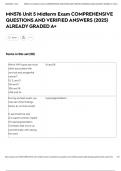 MN576 Unit 5 Midterm Exam COMPREHENSIVE QUESTIONS AND VERIFIED ANSWERS &lpar;2025&rpar; ALREADY GRADED A&plus;