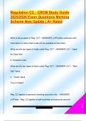 CRCM EXAM PACKAGE DEAL QUESTIONS AND VERIFIED DETAILED ANSWERS &vert; 100&percnt; GUARANTEED PASS &vert; ALREADY GRADED A&plus;