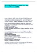 HESI 266 Exam with Questions and Correct Answers 2025&period;