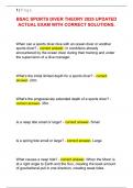  BSAC Sports Diver Theory &ndash; 2025 Updated Actual Exam with Correct Solutions