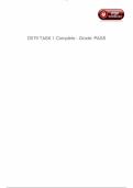 D079 TASK 1 Complete - Grade&colon; PASS