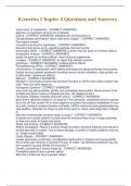 iGenetics Chapter 4 Questions and Answers