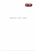 D079 Task 1 - Task 1 - Passed