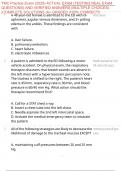 TMC Practice Exam &lpar;2025&rpar; ACTUAL EXAM &lpar;TESTING REAL EXAM QUESTIONS&rpar; AND VERIFIED ANSWERS &lpar;MULTIPLE CHOICES&rpar; &vert;COMPLETE SOLUTIONS &vert;A&plus; GRADED &vert;100&percnt; CORRECT&excl;&excl;