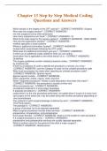 Chapter 13 Step by Step Medical Coding Questions and Answers